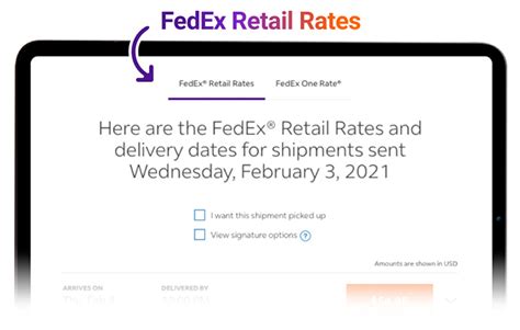 fedex shipping cost estimator.